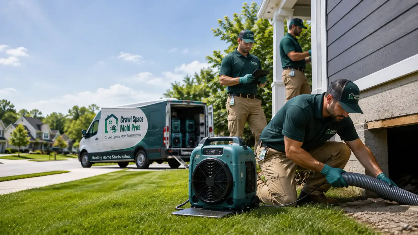 Crawl Space Mold Removal in Angelica, NY